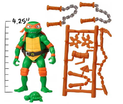 11 см Фигурка Playmates Черепашки-Ниндзя Микеланджело (Michelangelo) 83283 фото 4