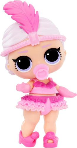 Кукла L.O.L. Surprise OPP Tots  -  Showbaby Стиль 1 (с розовым пером) фото 3