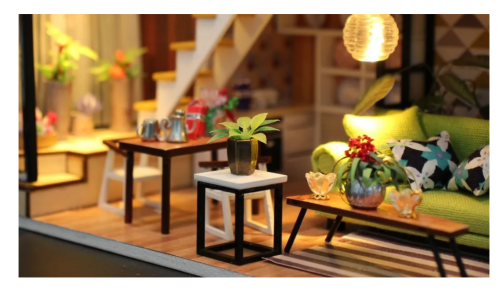 M030 Румбокс Скандинавский домик (Сборная модель) фото 3