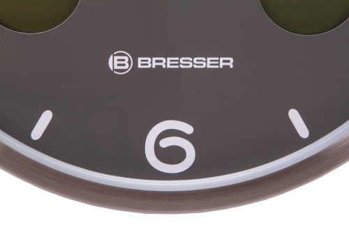 Часы настенные Bresser MyTime io NX Thermo/Hygro, 30 см, серые фото 7