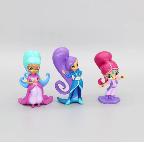 (Шиммер и Шайн) Набор фигурок из 12 шт Shimmer and Shine (4-7 см) фото 4