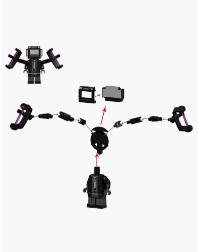 KDL834 Набор минифигурок Скибиди туалет 5шт (4.5см) фото 7
