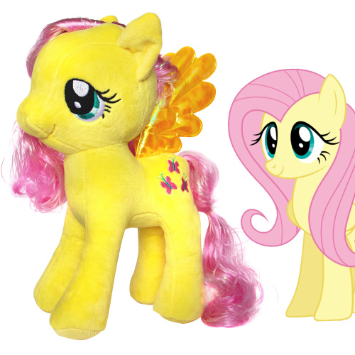 Мягкая игрушка My Little Pony коллекционная Fluttershy Флаттершай 30 см в подарочной упаковке фото 2