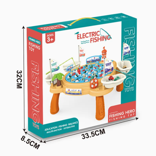 Большая рыбалка детская интерактивная игрушка 45 рыб со звуком фото 3