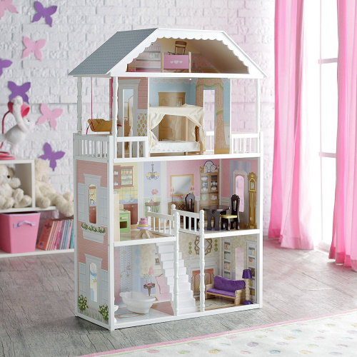 Кукольный домик для Барби – Саванна, с мебелью, 14 элементов фото 2