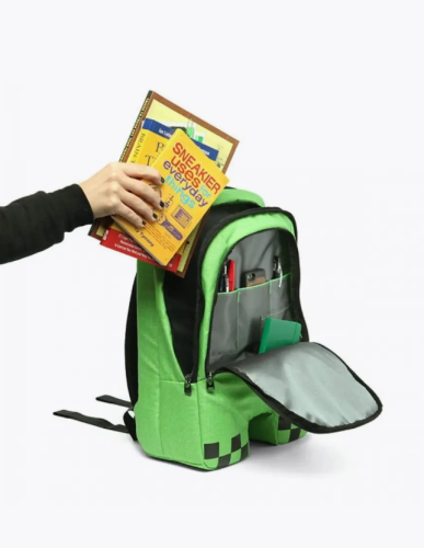 Рюкзак школьный Майнкрафт Крипер Minecraft  фото 2