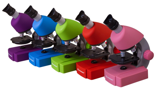 Микроскоп Bresser Junior 40x-640x, фиолетовый фото 5