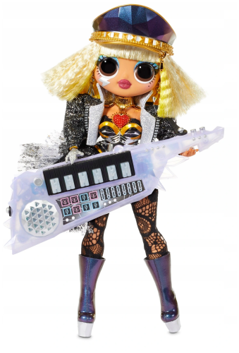 Кукла L.O.L. Surprise! OMG Remix Rock Fame Queen and Keytar с синтезатором 577607 фото 2