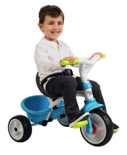741200 Smoby Baby Driver трехколесный велосипед синий фото 2