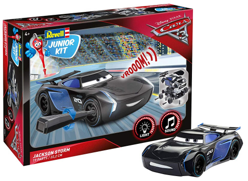 50400861 Сборная модель автомобиля  Revell Тачки 3 Jackson Storm со светом и звуком 1:20 (861)