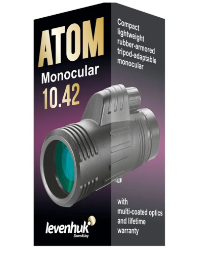 74095 Монокуляр Levenhuk Atom 10x42 фото 3