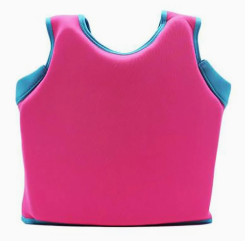 (Розовый  - размер M) Детский плавательный жилет для купания плавания и бассейна ( 104-116) фото 4