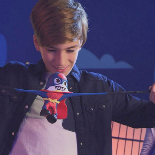 SM002BP Тянущаяся фигурка Supermasked со звуковыми датчиками фото 5