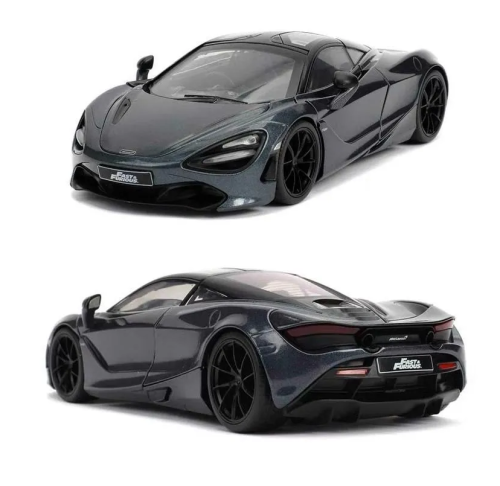 Машина Jada Fast and Furious 1:24 DragonModel Shaw's Mclaren 720S (серый) фото 2