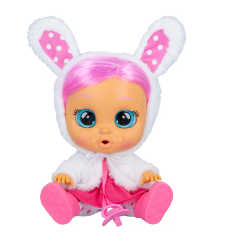 (белая зайка) Кукла Кони IMC Toys Cry Babies Dressy Coney Плачущий младенец 40883 фото 3