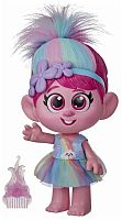 Кукла Hasbro Trolls 2 Малышка Розочка интерактивная  30 см  E77235E0