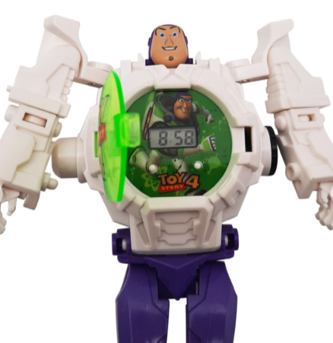 Детские часы с проектором Базз Лайтер История игрушек 4 (Toy Story 4) Buzz Lightyear трансформируется в часы фото 6