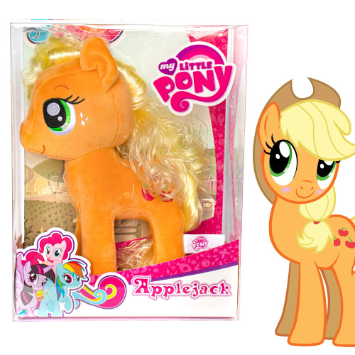 Мягкая игрушка My Little Pony коллекционная Apple Jack Эпплджек 30 см в подарочной упаковке фото 3
