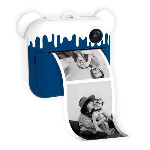 Фотоаппарат моментальной печати LUMICAM PRINTY DK04 (BLUE PAINT) фото 2