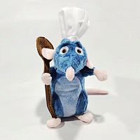 30 см Мягкая игрушка Рататуй крысёнок Реми с ложкой и колпаком