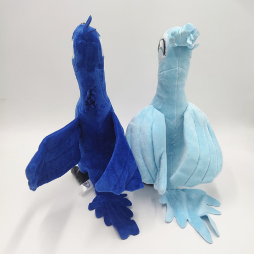 (синий цвет) 30 см Мягкая игрушка Попугай (Голубой ара) Голубчик из м/ф Рио фото 4