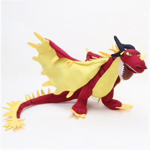 (красный) Мягкая игрушка дракон Кривоклык - Как приручить дракона