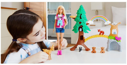 Набор Barbie Исследователь дикой природы кукла +аксессуары GTN60 фото 9