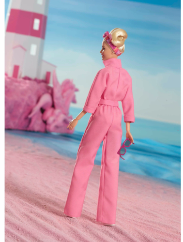 Кукла Barbie The Movie - Марго Робби в роли Барби в розовом комбинезоне HRF29 фото 4