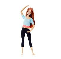 (Рыжая) Кукла Barbie Безграничные движения с артикуляцией тела Барби DHL81 (DPP74)