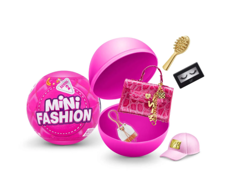 (розовый) Игрушка-сюрприз Zuru 5 surprise Mini Fashion Серия 2 Шар 77349 фото 2