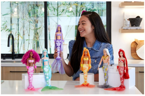 Кукла-сюрприз Barbie Color Reveal Rainbow Mermaid Series HCC46 фото 12