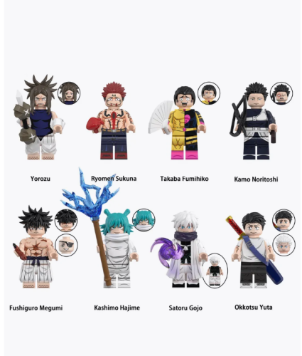 WM6202 Набор минифигурок Магическая битва 8шт(4.5см)