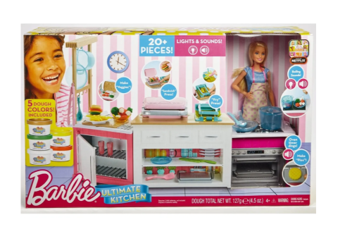 Набор игровой Barbie Супер кухня с куклой FRH73 фото 2