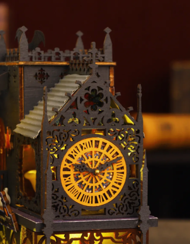 ES012 Музыкальный румбокс Конструктор деревянный Гарри Поттер фото 8