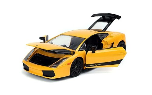 Машина Jada Fast and Furious 1:24 Lamborghini Gallardo Superleggera (Желтый) фото 2
