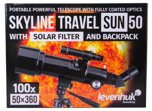 Телескоп Levenhuk Skyline Travel Sun 50 фото 14