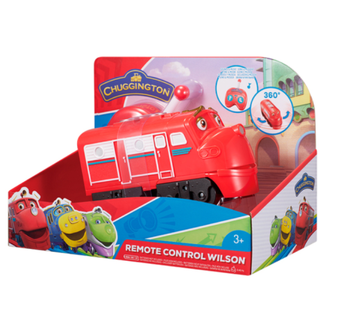 ( набор паровозиков ) Игровой набор из 4х Паровозов Chuggington Чаггингтон Уилсон, Брюстер, Коко + Уилсон на управлении фото 2