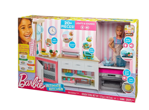 Набор игровой Barbie Супер кухня с куклой FRH73 фото 3