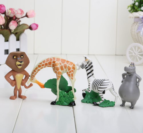 Набор фигурок из 4 шт герои мультфильма Мадагаскар фото 9