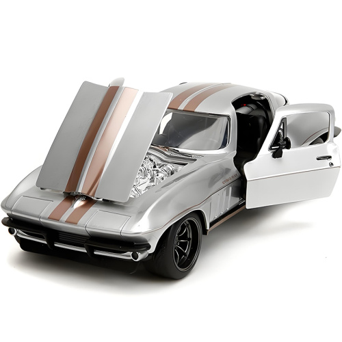 (серый) Машина Jada Fast and Furious Letty's Chevrolet Corvette фото 3
