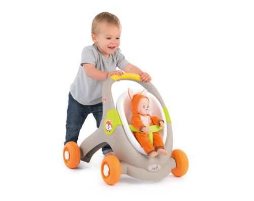 210206 MiniKiss Animal 3в1 Коляска для кукол-ходунки, 50х45х47 см, 1/4 фото 5