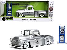 Машина (Пикап) Jada 1955 Chevy Stepside Pickup 1:24 с дополнительным комплектом колес Машина (Пикап) Jada 1955 Chevy Stepside Pickup 1:24 с дополнительным комплектом колес