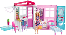 Barbie FXG55 Кукольный домик Уютный коттедж Барби с оборудованием и куклой