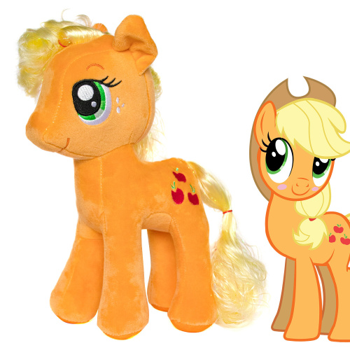 Мягкая игрушка My Little Pony коллекционная Apple Jack Эпплджек 30 см в подарочной упаковке фото 2