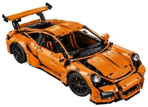 Lion King КонструкторTechnican 20001 (180094) Porsche 911 GT3 RS оранжевый фото 4