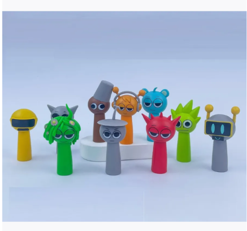 Набор фигурок Спрунки/Sprunki Incredibox 10шт (8-9см,пакет) фото 3