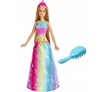 218001 Mattel Кукла Barbie Dreamtopia принцесса радужной бухты FRB12