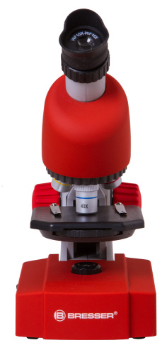 Микроскоп Bresser Junior 40x-640x, красный фото 7