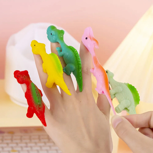 (желтый) Катапульта Динозавр игрушка-антистресс Dino World фото 7