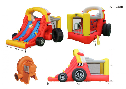 Надувной батут "Формула-1" Happy Hop 9026